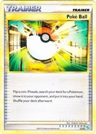 Poke Ball (Gyarados)/30  HGSS Trainer Kit Gyarados & Raichu - Common