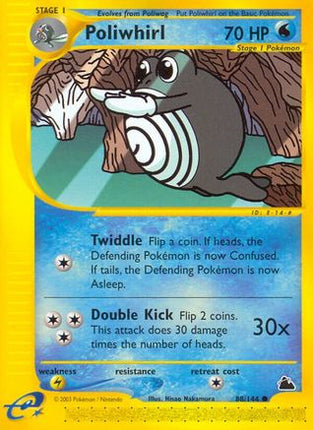 Poliwhirl 088  - Reverse Holofoil Skyridge - Common