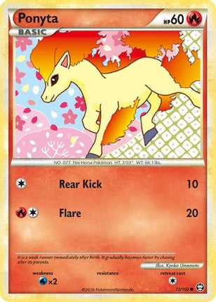 Ponyta 072/102  Triumphant - Common
