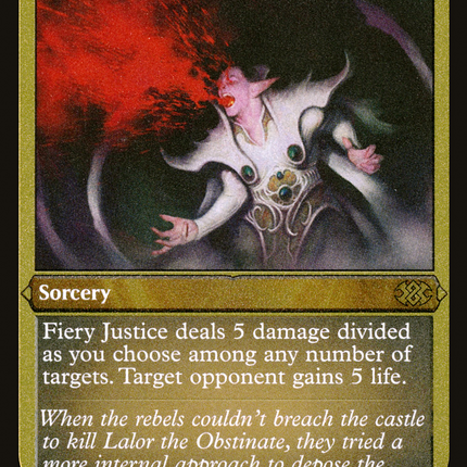 Fiery Justice (Foil Etched) (2X2-495) - Double Masters 2022 Foil