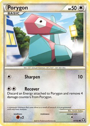 Porygon 073/102  - Reverse Holofoil Triumphant - Common