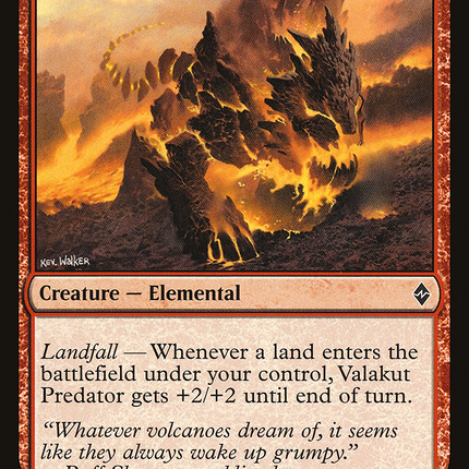 Valakut Predator (BFZ-160) - Battle for Zendikar Foil
