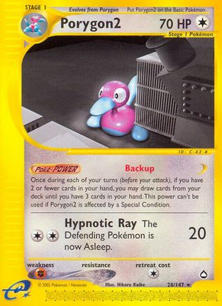 Porygon2 028  Aquapolis - Rare