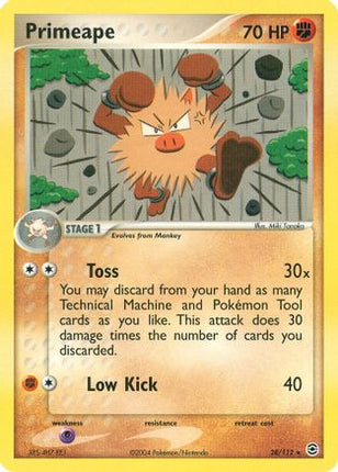 Primeape 028/112  FireRed & LeafGreen - Rare