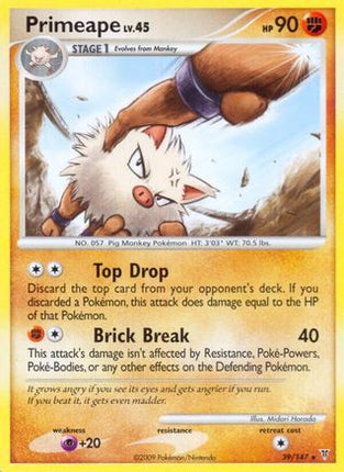 Primeape/147  - Reverse Holofoil Supreme Victors - Rare