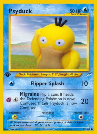 Psyduck 079/105  - Unlimited Neo Destiny - Common