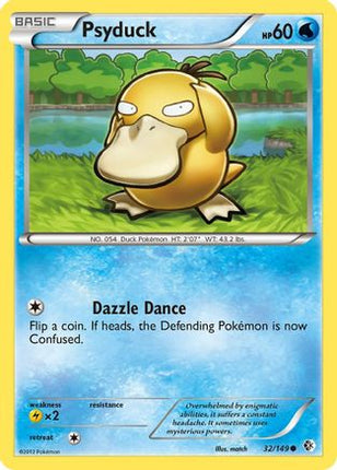 Psyduck (32)/149  - Reverse Holofoil Boundaries Crossed - Common