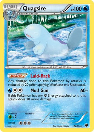 Quagsire/116  Plasma Freeze - Rare