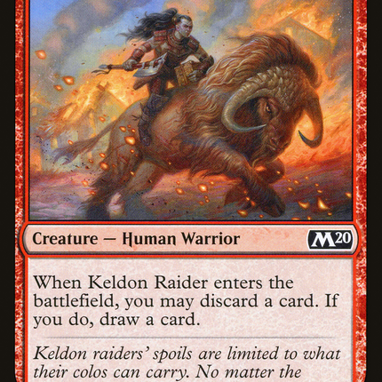 Keldon Raider (M20-146) - Core Set 2020 Foil