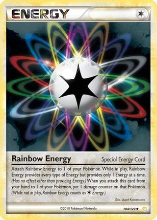Rainbow Energy 104/123  HeartGold SoulSilver - Uncommon