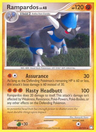 Rampardos/123  Mysterious Treasures - Rare