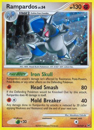 Rampardos/127  - Holofoil Platinum - Holo Rare