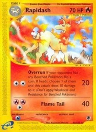 Rapidash (62) 062  Expedition - Rare