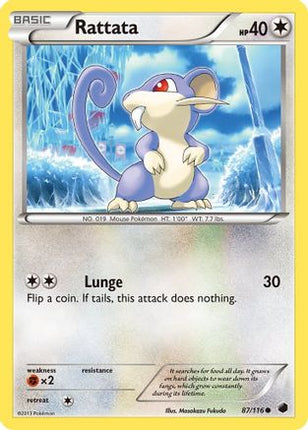 Rattata/116  - Reverse Holofoil Plasma Freeze - Common