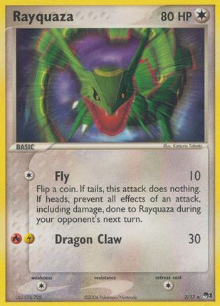 Rayquaza 003/017  POP Series 1 - Rare
