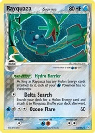 Rayquaza 016/110  - Holofoil Holon Phantoms - Holo Rare