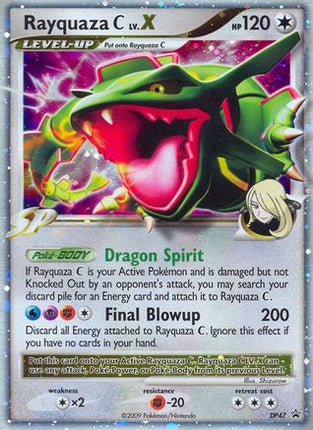 Rayquaza C LV.X DP47  - Holofoil Diamond and Pearl Promos - Promo