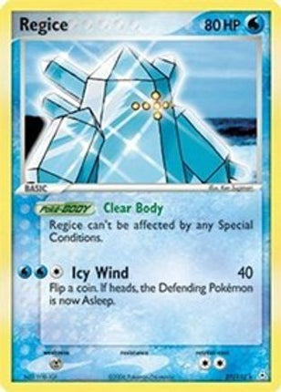 Regice 027  - Reverse Holofoil Holon Phantoms - Rare