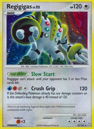 Regigigas (15) 015  - Holofoil Legends Awakened - Holo Rare