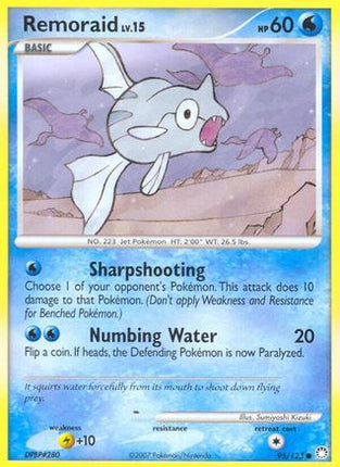 Remoraid/123  - Reverse Holofoil Mysterious Treasures - Common