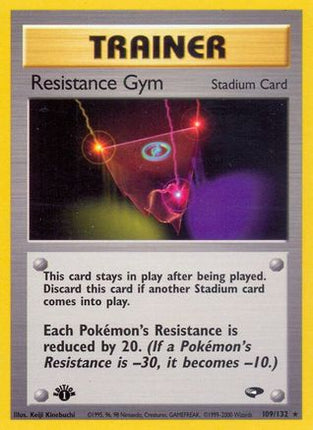 Resistance Gym 109/132  - Unlimited Gym Challenge - Rare