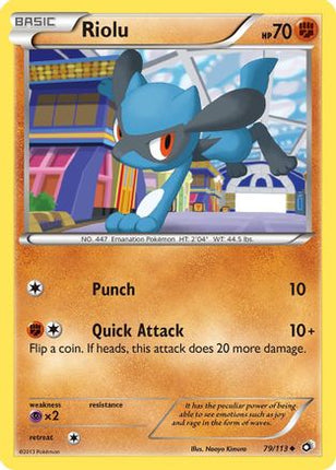Riolu/113  Legendary Treasures - Uncommon