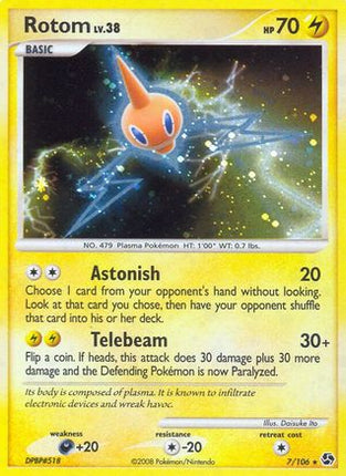 Rotom/106  - Holofoil Great Encounters - Holo Rare