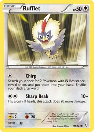 Rufflet/124  - Reverse Holofoil Dragons Exalted - Common