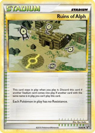 Ruins Of Alph/90  - Reverse Holofoil Undaunted - Uncommon