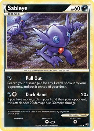 Sableye 035/90  Undaunted - Uncommon