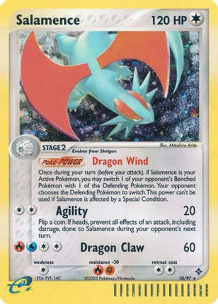 Salamence 010/097  - Holofoil Dragon - Holo Rare
