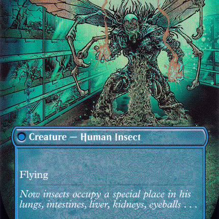 Delver of Secrets // Insectile Aberration (SLD-722) - Secret Lair Drop (Borderless) Foil