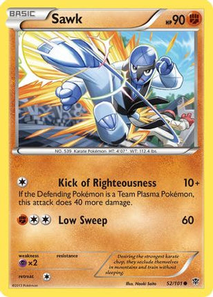 Sawk/101  - Reverse Holofoil Plasma Blast - Common