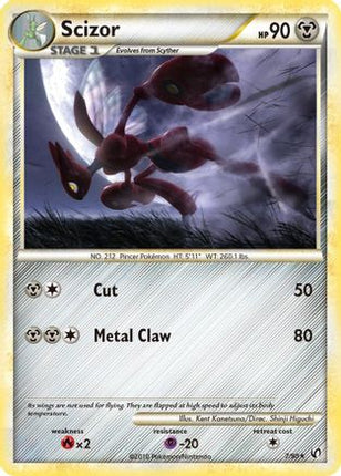 Scizor 007/90  - Holofoil Undaunted - Holo Rare