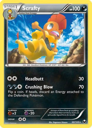 Scrafty/108  Dark Explorers - Rare