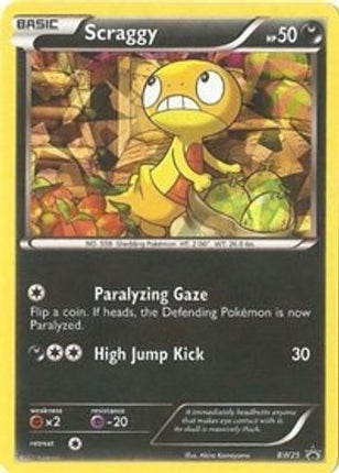 Scraggy - BW25 (Cosmos Holo)/101  - Holofoil Black and White Promos - Promo