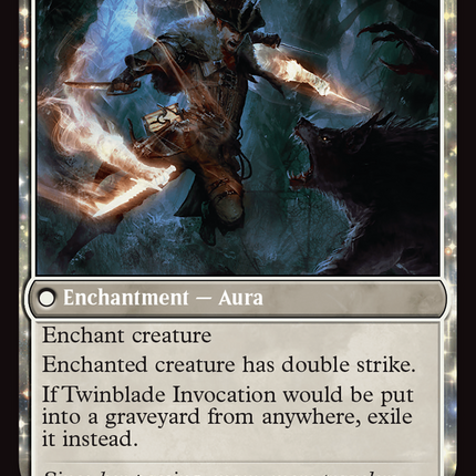 Twinblade Geist // Twinblade Invocation (INR-047) - Innistrad Remastered: (enchantment) Foil