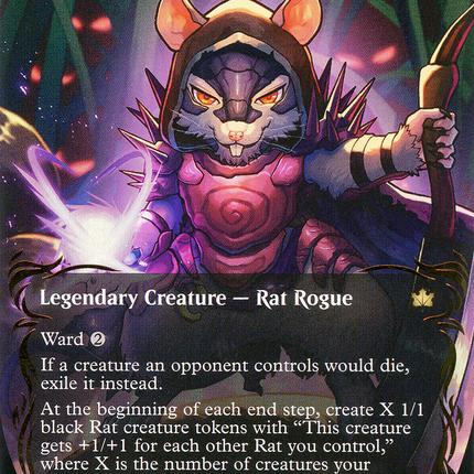 Vren, the Relentless (BLB-354) - Bloomburrow: (Showcase) (Borderless) Foil