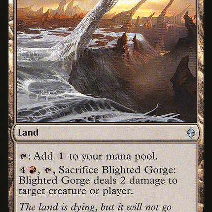 Blighted Gorge (BFZ-231) - Battle for Zendikar Foil
