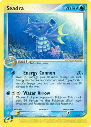 Seadra - 39/97/97  - Reverse Holofoil Dragon - Uncommon