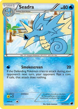 Seadra/116  - Reverse Holofoil Plasma Freeze - Uncommon