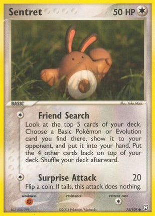Sentret 075/109  - Reverse Holofoil Team Rocket Returns - Common