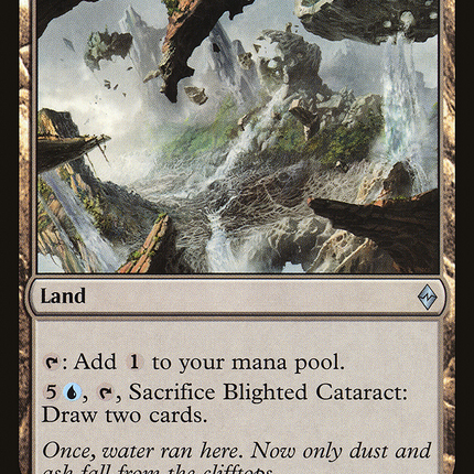 Blighted Cataract (BFZ-229) - Battle for Zendikar Foil