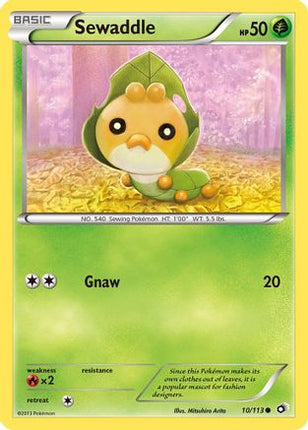 Sewaddle (10)/113  Legendary Treasures - Common