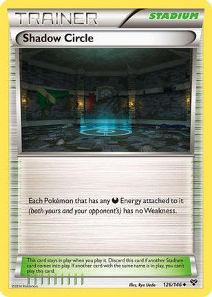 Shadow Circle/146  - Reverse Holofoil XY Base Set - Uncommon