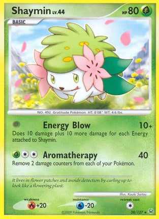 Shaymin (38)/127  - Reverse Holofoil Platinum - Rare