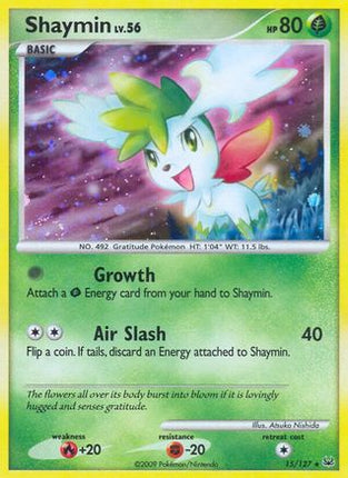 Shaymin (15)/127  - Reverse Holofoil Platinum - Holo Rare