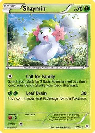 Shaymin/149  - Reverse Holofoil Boundaries Crossed - Rare