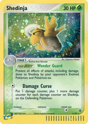 Shedinja 011  - Reverse Holofoil Dragon - Holo Rare