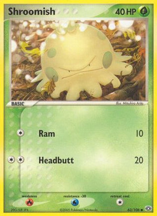 Shroomish/106  Emerald - Common
